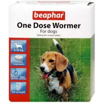 ONE DOSE WORMER MED DOGS